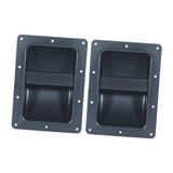 Maxbell 2Pcs Speaker Cabinet Handles Chest Handle Supplies Portable Recessed Holders L