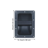 Maxbell 2Pcs Speaker Cabinet Handles Chest Handle Supplies Portable Recessed Holders L