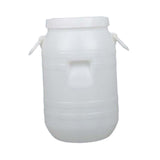 Maxbell Plastic Bucket with Lid Sturdy Portable Bin for Flour Laundry Detergent Rice 15 L Round