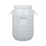 Maxbell Plastic Bucket with Lid Sturdy Portable Bin for Flour Laundry Detergent Rice 15 L Round