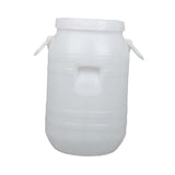 Maxbell Plastic Bucket with Lid Sturdy Portable Bin for Flour Laundry Detergent Rice 15 L Round