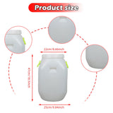Maxbell Plastic Bucket with Lid Sturdy Portable Bin for Flour Laundry Detergent Rice 25 L Square