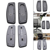 Maxbell 2 Pieces Office Chair Replacement Arm Pads Easy Installation Water Resistant Fixed Mount