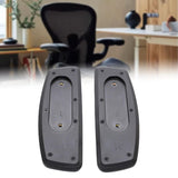 Maxbell 2 Pieces Office Chair Replacement Arm Pads Easy Installation Water Resistant Fixed Mount