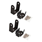 Maxbell Servo Mount Bracket with Screw High Performance Replace Parts Aluminum Alloy