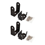 Maxbell Servo Mount Bracket with Screw High Performance Replace Parts Aluminum Alloy