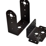 Maxbell Servo Mount Bracket with Screw High Performance Replace Parts Aluminum Alloy