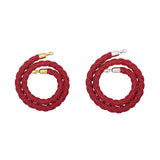 Maxbell Queue Line Barrier Rope 1.5 Meter 1x for Hotel Grand Openings Movie Theaters golden hook