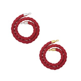 Maxbell Queue Line Barrier Rope 1.5 Meter 1x for Hotel Grand Openings Movie Theaters golden hook