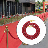Maxbell Queue Line Barrier Rope 1.5 Meter 1x for Hotel Grand Openings Movie Theaters golden hook
