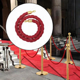 Maxbell Queue Line Barrier Rope 1.5 Meter 1x for Hotel Grand Openings Movie Theaters golden hook