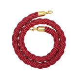 Maxbell Queue Line Barrier Rope 1.5 Meter 1x for Hotel Grand Openings Movie Theaters golden hook