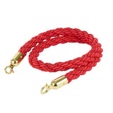 Maxbell Queue Line Barrier Rope 1.5 Meter 1x for Hotel Grand Openings Movie Theaters golden hook