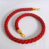 Maxbell Queue Line Barrier Rope 1.5 Meter 1x for Hotel Grand Openings Movie Theaters golden hook