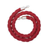 Maxbell Queue Line Barrier Rope 1.5 Meter 1x for Hotel Grand Openings Movie Theaters silver hook
