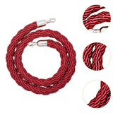 Maxbell Queue Line Barrier Rope 1.5 Meter 1x for Hotel Grand Openings Movie Theaters silver hook