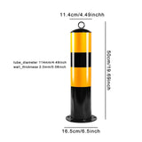 Maxbell Safe Bollard Post 20'' Height for Sidewalks Traffic Sensitive Area Parking