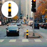 Maxbell Safe Bollard Post 20'' Height for Sidewalks Traffic Sensitive Area Parking