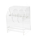 Maxbell Adjustable Label Dispenser Rack Clear Sticker Holder for Home School Desktop