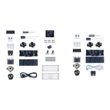 Maxbell DIY Digital Clock Kit Professional Soldering Practice for Dorm Bedroom Cafes with cover