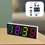 Maxbell DIY Digital Clock Kit Professional Soldering Practice for Dorm Bedroom Cafes without cover