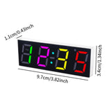 Maxbell DIY Digital Clock Kit Professional Soldering Practice for Dorm Bedroom Cafes without cover