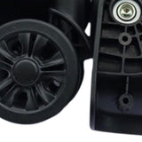 Maxbell 2 Pieces Luggage Wheel Universal Trolley Case Wheels 360 Rotation Double Row