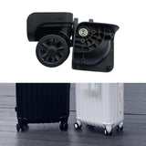 Maxbell 2 Pieces Luggage Wheel Universal Trolley Case Wheels 360 Rotation Double Row