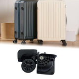 Maxbell 2 Pieces Luggage Wheel Universal Trolley Case Wheels 360 Rotation Double Row