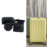 Maxbell 2 Pieces Luggage Wheel Universal Trolley Case Wheels 360 Rotation Double Row