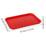 Maxbell Rectangular Serving Tray for Coffee Table Ottoman