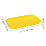 Maxbell Rectangular Serving Tray for Coffee Table Ottoman