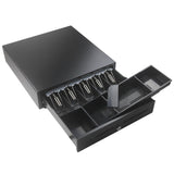 Maxbell Cash Box with Key Lock Money Register Drawer for Supermarket Business Office