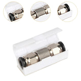 Maxbell PTFE feed Tube Connector Replacement Quick Plug Pneumatic Connector for Home