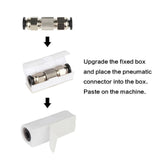 Maxbell PTFE feed Tube Connector Replacement Quick Plug Pneumatic Connector for Home