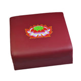 Maxbell Meditation Bench Gift Meditation Cushion for Living Room Tea Ceremony Indoor Printed Lotus