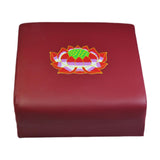 Maxbell Meditation Bench Gift Meditation Cushion for Living Room Tea Ceremony Indoor Printed Lotus
