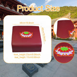 Maxbell Meditation Bench Gift Meditation Cushion for Living Room Tea Ceremony Indoor Printed Lotus