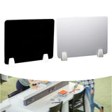 Maxbell Clamp-on Desk Divider Portable Desk Shield Board for Student Employee Office Black