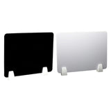 Maxbell Clamp-on Desk Divider Portable Desk Shield Board for Student Employee Office Black