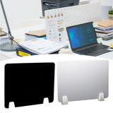 Maxbell Clamp-on Desk Divider Portable Desk Shield Board for Student Employee Office Black