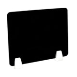 Maxbell Clamp-on Desk Divider Portable Desk Shield Board for Student Employee Office Black