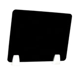 Maxbell Clamp-on Desk Divider Portable Desk Shield Board for Student Employee Office Black