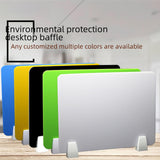 Maxbell Clamp-on Desk Divider Portable Desk Shield Board for Student Employee Office Black