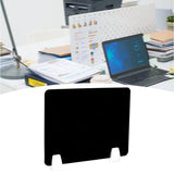 Maxbell Clamp-on Desk Divider Portable Desk Shield Board for Student Employee Office Black