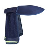 Maxbell Hard Hat Sun Shade Sunproof Neck Shade for Women Men Summer Building Workers Dark Blue 40cmx50cm