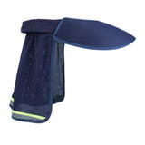 Maxbell Hard Hat Sun Shade Sunproof Neck Shade for Women Men Summer Building Workers Dark Blue 40cmx50cm