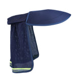 Maxbell Hard Hat Sun Shade Sunproof Neck Shade for Women Men Summer Building Workers Dark Blue 40cmx50cm