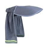 Maxbell Hard Hat Sun Shade Sunproof Neck Shade for Women Men Summer Building Workers Gray 40cmx50cm