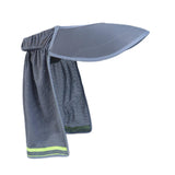 Maxbell Hard Hat Sun Shade Sunproof Neck Shade for Women Men Summer Building Workers Gray 40cmx50cm